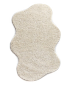 Organic shaped rug - Tjørne Swell ivory - overzicht