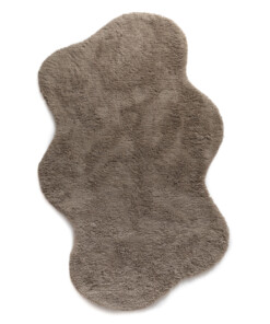 Organic shaped rug - Tjørne Swell taupe - overzicht
