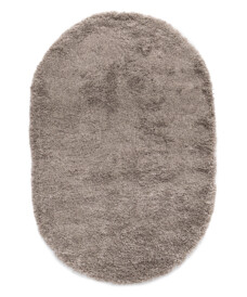 Thick oval rug​ - Cozy Shaggy beige - overzicht, thumbnail