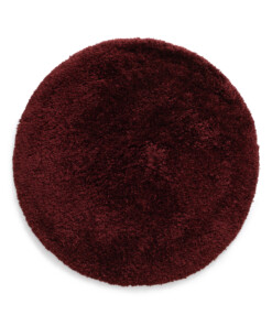 Round shaggy rug​ - Sveve burgundy - overzicht