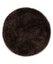 Round shaggy rug​ - Sveve brown - overzicht, thumbnail