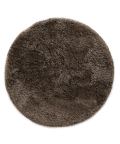 Round shaggy rug​ - Sveve taupe - overzicht