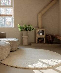 Modern runner rug​ - Nomad ivory - sfeer