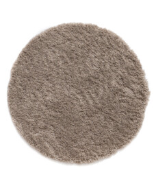 Round thick rug - Cozy Shaggy beige - overzicht, thumbnail