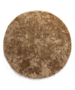 Round shaggy rug​ - Meadow beige - overzicht