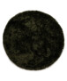 Round shaggy rug​ - Meadow olive green - overzicht, thumbnail