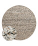 Round wool rug - Bergull ivory/grey - overzicht, thumbnail