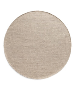 Round wool rug - Grund grey - overzicht