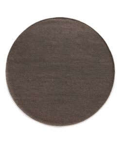 Round wool rug - Grund taupe - overzicht