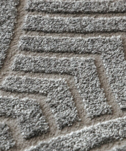 Scandinavian rug - Contour Curve grey - close up, thumbnail