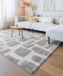 Scandinavian Rug - Contour Stone Grey - sfeer