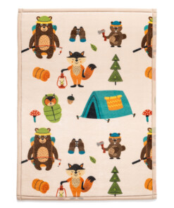 Play rug - Pluffy Forest animals multi - overzicht