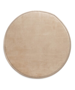 Round play mat - Pluffy beige - overzicht