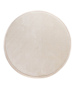 Round play mat - Pluffy cream - overzicht