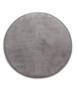 Round play mat - Pluffy dark grey - overzicht, thumbnail