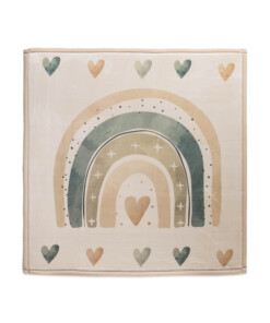 Play rug square - Pluffy Heart cream/multi - overzicht