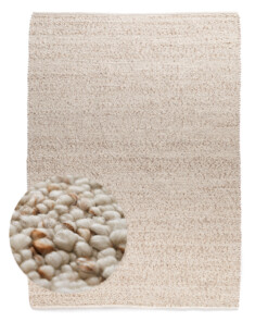 Wool rug - Bergull ivory/beige - overzicht