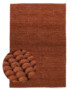 Wool rug - Fjell terracotta - overzicht, thumbnail