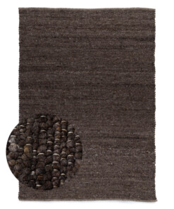 Wool rug - Heimur brown/natural - overzicht