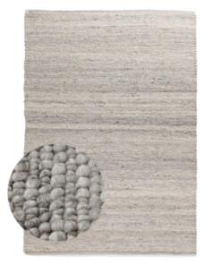 Wool rug - Heimur grey/natural - overzicht