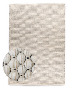 Wool rug - Huldra ivory - overzicht