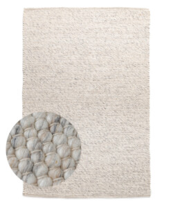 Wool rug - Silvull beige - overzicht