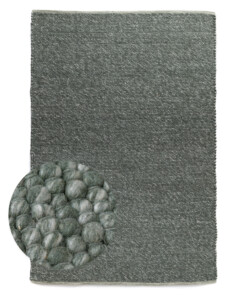 Wool rug - Silvull green - overzicht