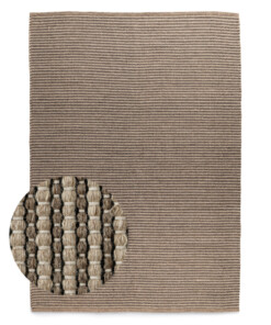 Wool rug - Strim beige - overzicht