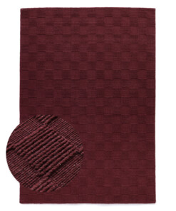 Wool rug - Tavle burgundy - overzicht