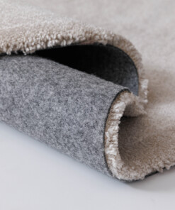 Washable round rug - Clean Prestige beige - close up, thumbnail