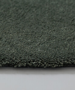 Washable round rug - Clean Prestige green - close up, thumbnail