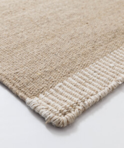 Wool rug - Grund beige - close up
