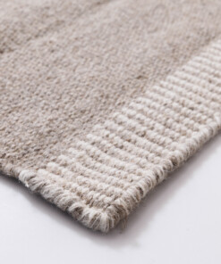 Wool rug - Grund grey - close up