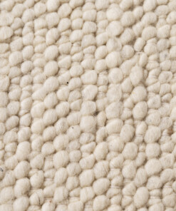 Wool rug - Heimur ivory/natural - close up, thumbnail
