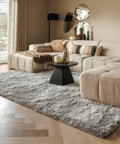 Shaggy rug - Meadow grey - sfeer