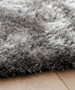 Velvet rug - Posh grey - close up, thumbnail