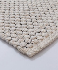 Wool rug - Huldra ivory - close up, thumbnail