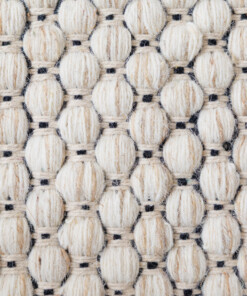 Wool rug - Huldra ivory - close up, thumbnail