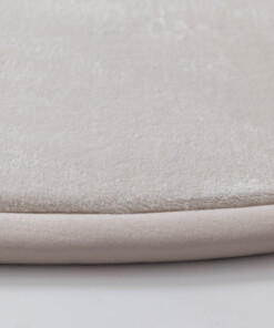 Round play mat - Pluffy cream - close up