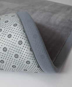 Play rug square - Pluffy dark grey - close up