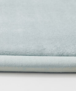 Round play mat - Pluffy light blue - close up, thumbnail