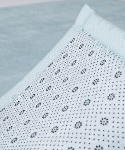 Play rug square - Pluffy light blue - close up