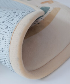 Round play mat - Pluffy Heart cream/multi - close up