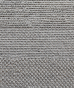 Wool rug - Skift grey - close up, thumbnail