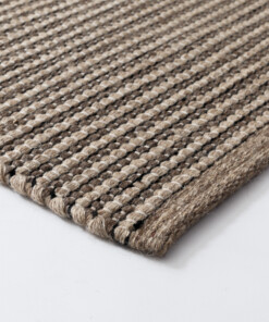 Wool rug - Strim beige - close up, thumbnail