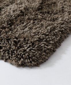 Shaggy rug - Sveve taupe - close up, thumbnail