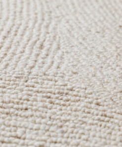 Wool rug - Tvist ivory - close up, thumbnail