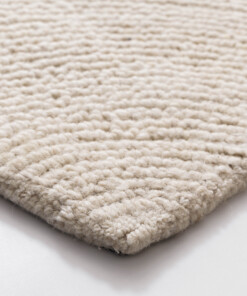 Wool rug - Tvist ivory - close up, thumbnail